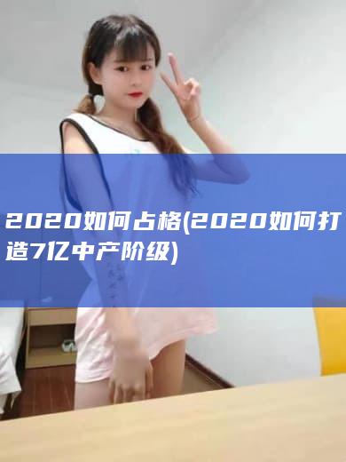 2020如何占格 (2020如何打造7亿中产阶级)